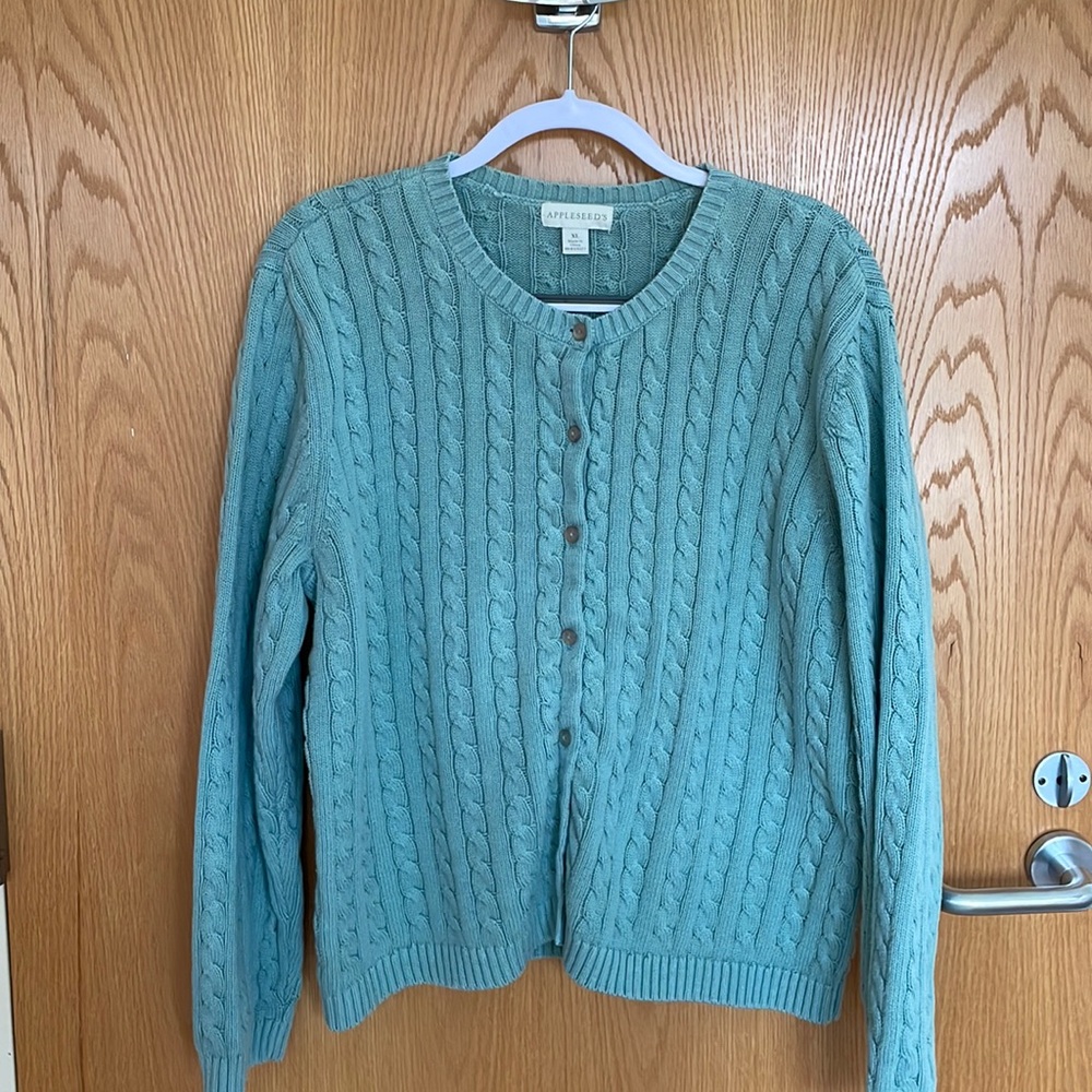 Cotton Cableknit cardigan